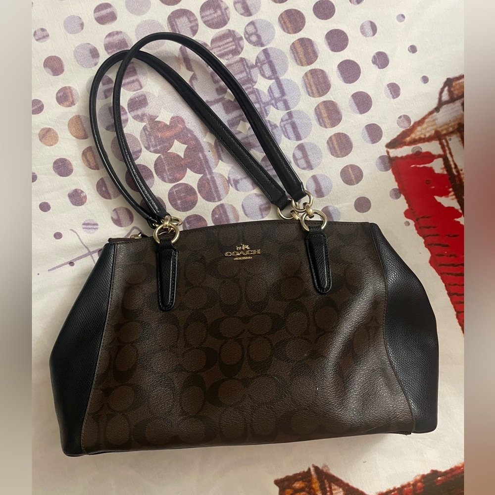 Coach Christie Carryall with Signature Pattern